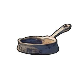 Crude Frying Pan