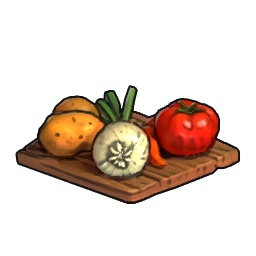 Vegetables on a Cutting Board