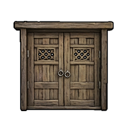 Windowed Double Door (Sticks)