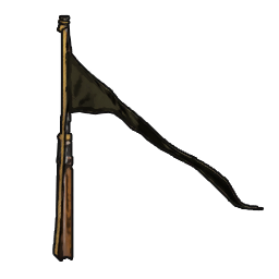 Fine Black Flagpole
