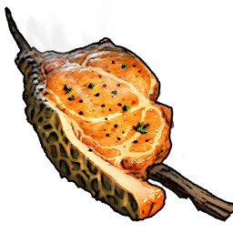 Skewered Crocodile Meat