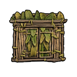 Double-Sashed Window (with Top) (Sticks)